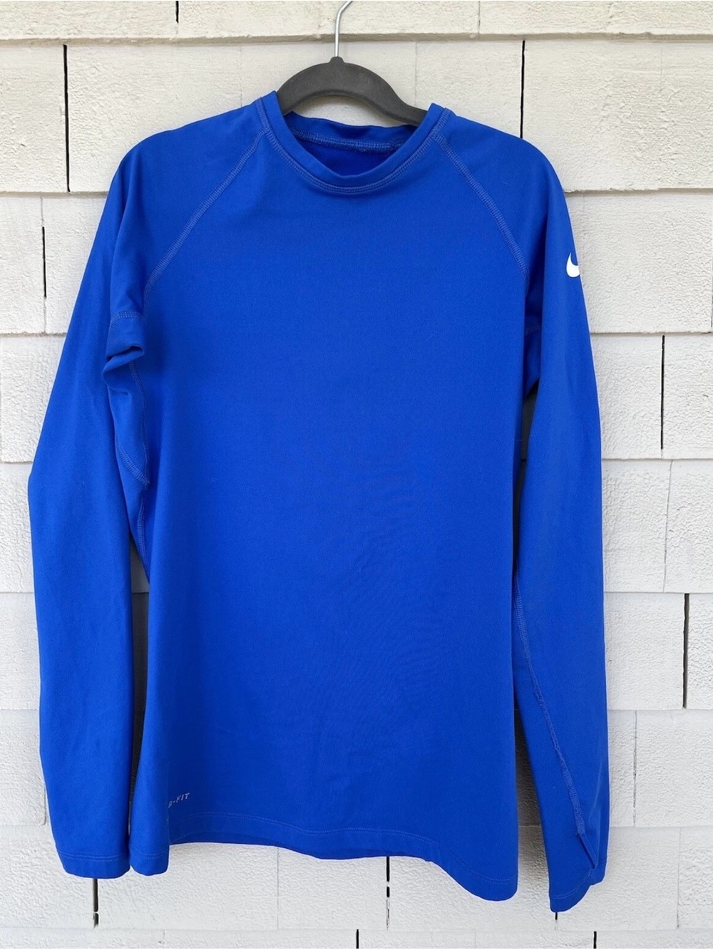 Nike Men’s Long-Sleeve Swim Rash Guard - Blue